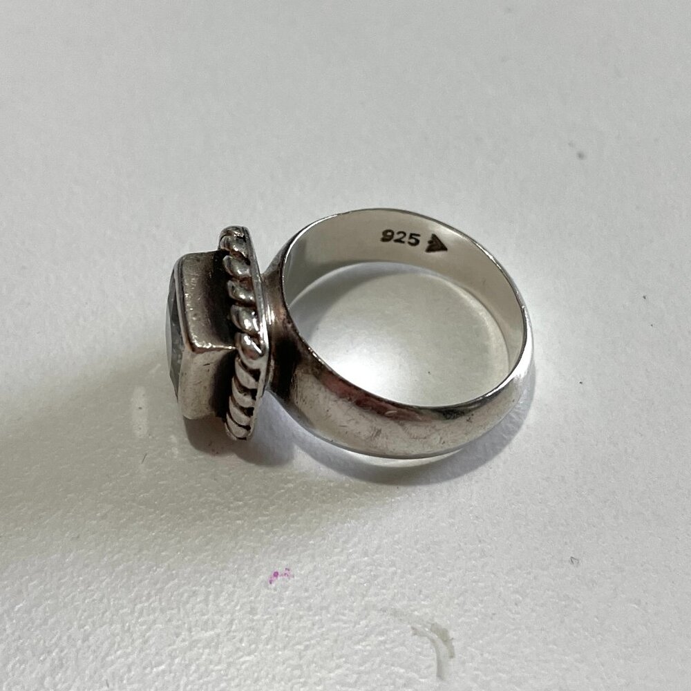 Silpada Sterling Silver Cubic Zirconia Ring Size 6-Stunning! - Picture 4 of 7